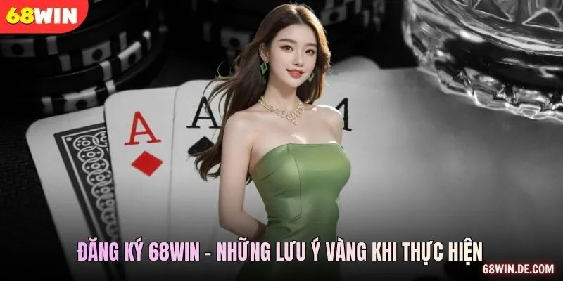 Đăng ký 68WIN - Những lưu ý vàng khi thực hiện