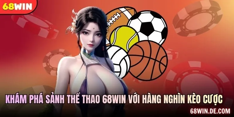 Khám phá sảnh Thể Thao 68WIN với hàng nghìn kèo cược